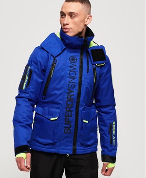 Superdry Ultimate Snow Rescue Férfi Kabát Kék | LDJBS7685